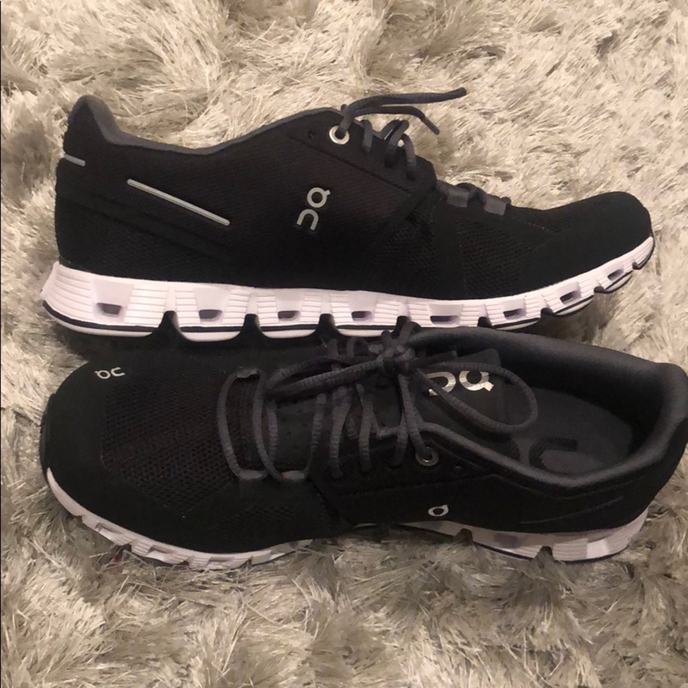 On BRAND NEW Black Running Shoes!